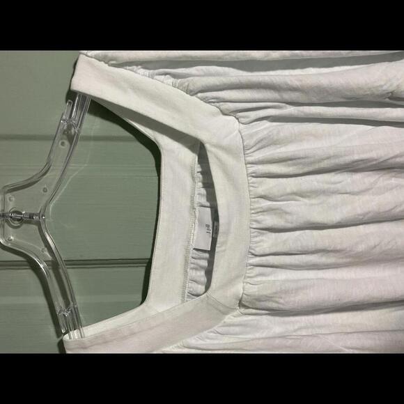 J. Jill White Square Neckline Boho Blouse Size XL - Picture 3 of 7